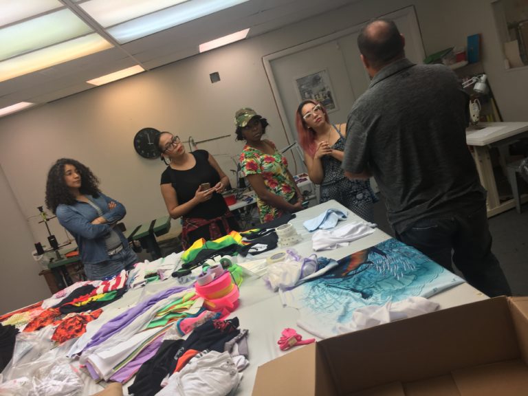 FIELD TRIP TO THE GARMENT FACTORY!